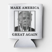 Rafraîchisseur Pour Canette Trump derrière les barreaux (Devant)