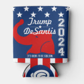 RAFRAÎCHISSEUR  POUR CANETTE TRUMP DESANTIS 2024 BIBLICAL (Devant)