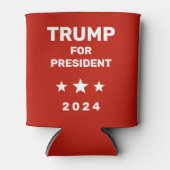 Rafraîchisseur Pour Canette Trump Pour Le Président 2024 Rouge (Devant)