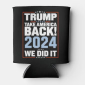 Rafraîchisseur Pour Canette Trump USA Drapeau Président 47 Trump (Devant)