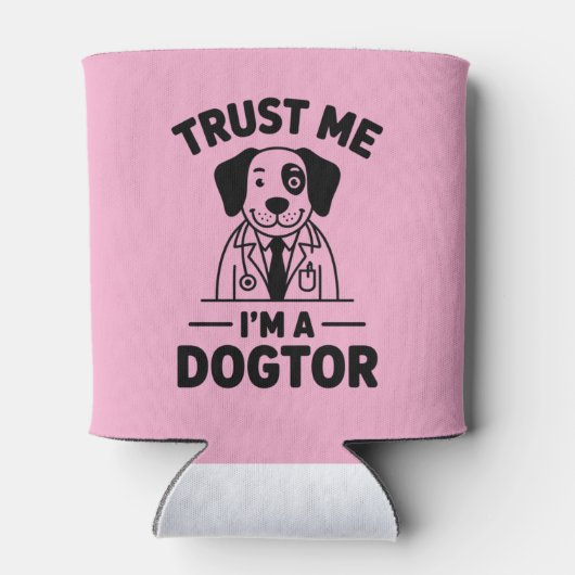Rafraîchisseur Pour Canette Trust Me I’m a Dogtor (Dos)