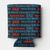 Rafraîchisseur Pour Canette Tu es le meilleur papa du monde (Dos)