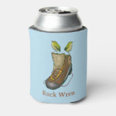 Rafraîchisseur Pour Canette Tuke en métal sur une botte de randonnée (Can Dos)