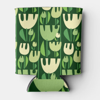 Rafraîchisseur Pour Canette Tulipes Motif de style scandinave