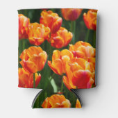 Rafraîchisseur Pour Canette Tulipes orange vif dans le parc (Devant)