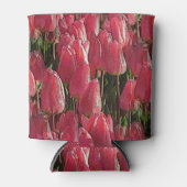 Rafraîchisseur Pour Canette Tulipes roses florales (Devant)