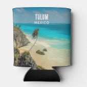 Rafraîchisseur Pour Canette Tulum, Mexique - Tropical Beach Paradise (Dos)