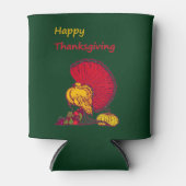 Rafraîchisseur Pour Canette Turquie et bon thanksgiving légume vert (Devant)