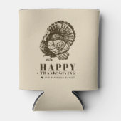 Rafraîchisseur Pour Canette Turquie sauvage | Thanksgiving (Devant)