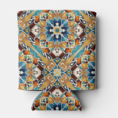 Rafraîchisseur Pour Canette Turquoise brun talavera bridesservatrices cadeaux (Dos)