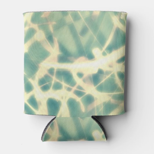 Rafraîchisseur Pour Canette Turquoise et toiles de lumière sur une boîte de re (Devant)