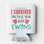 Rafraîchisseur Pour Canette Twin Maman J'Ai Survécu La Première Année Avec Des (Dos)