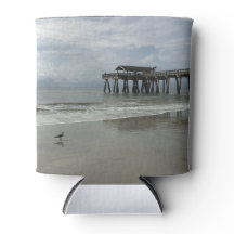 Tybee Island Pier Can Cooler