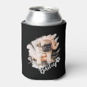 Rafraîchisseur Pour Canette Typographie Cool simple et moderne Nom et photo (Can devant)