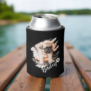 Rafraîchisseur Pour Canette Typographie Cool simple et moderne Nom et photo