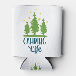 Rafraîchisseur Pour Canette Typographie de la vie au camping