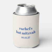 Typographie en gras bleu ivoire Bat mitzvah person