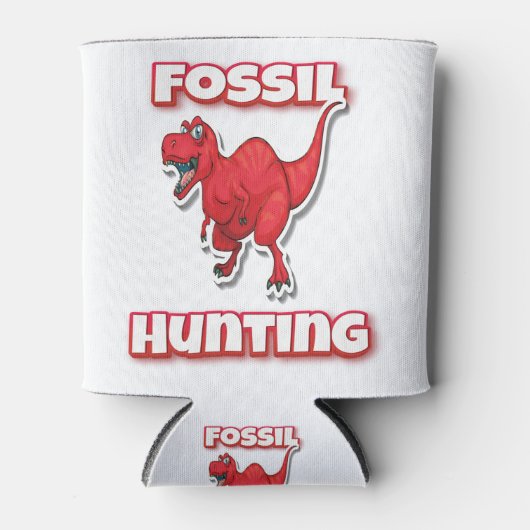 Rafraîchisseur Pour Canette Tyrannosaurus de la chasse aux fossiles (Devant)