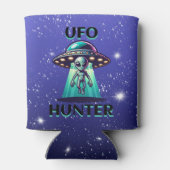Rafraîchisseur Pour Canette UFO Hunter | Ai Art avec UFO et Alien (Dos)