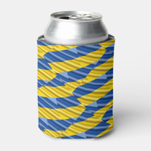 Rafraîchisseur Pour Canette Ukraine bleue et jaune Inspiration de la paix anti