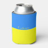 Rafraîchisseur Pour Canette Ukraine Drapeau bleu jaune Thunder_Cove (Can devant)