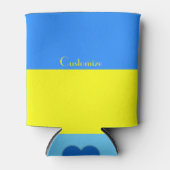 Rafraîchisseur Pour Canette Ukraine Drapeau bleu jaune Thunder_Cove (Devant)