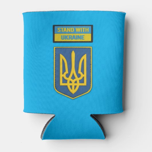 Rafraîchisseur Pour Canette Ukraine patch Can Cooler (Devant)