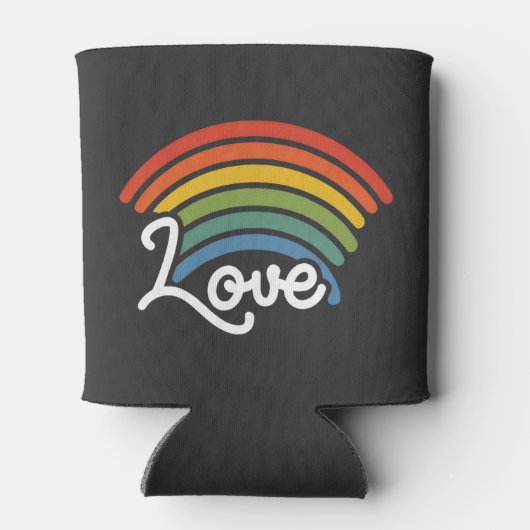 Rafraîchisseur Pour Canette Un arc-en-ciel d'amour (Dos)