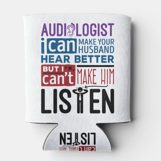 Rafraîchisseur Pour Canette Un audiologiste amusant peut aider le mari à mieux (Dos)