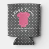 Rafraîchisseur Pour Canette Un bébé brasse - Couples Douche Favoriser la fille (Devant)