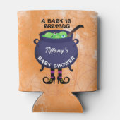 Rafraîchisseur Pour Canette Un bébé brasse un Baby shower d'Halloween (Dos)