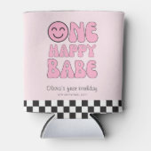 Rafraîchisseur Pour Canette Un Bébé heureux, joyeux visage rose (Devant)