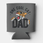 Rafraîchisseur Pour Canette Un Chat Cool Papa Koozie (Devant)