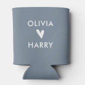 Rafraîchisseur Pour Canette Un coeur d'amour Mariage moderne peut refroidir | (Dos)