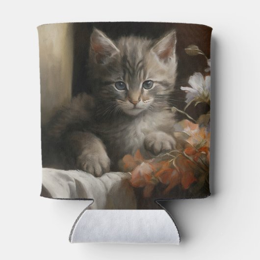 Rafraîchisseur Pour Canette Un Coin Cosy Tabby Kitten (Dos)