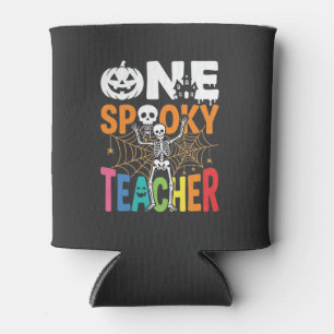 Rafraîchisseur Pour Canette Un design d'Halloween pour un professeur effrayant