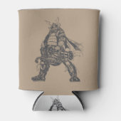 Rafraîchisseur Pour Canette Un Guerrier Samouraï Avec Un Arme À Feu Rapide (Devant)