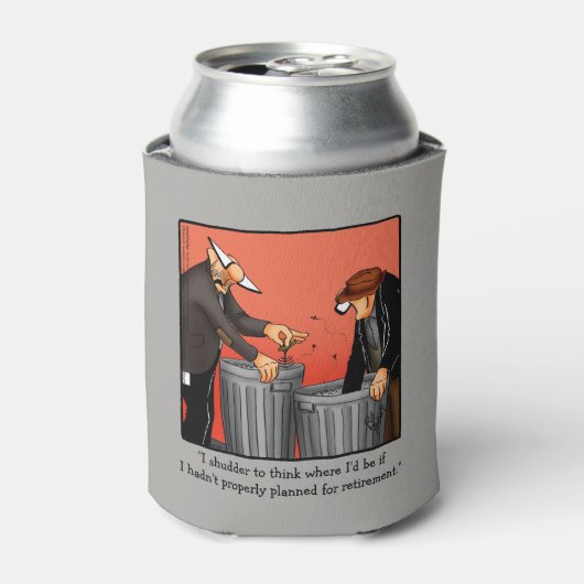 Rafraîchisseur Pour Canette Un Humour de retraite amusant peut refroidir (Can devant)