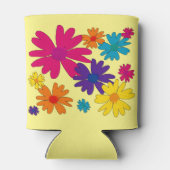 Rafraîchisseur Pour Canette Un lit fleuri de fleurs marguerites (Dos)