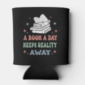 Rafraîchisseur Pour Canette Un Livre Par Jour Empêche La Réalité (Dos)