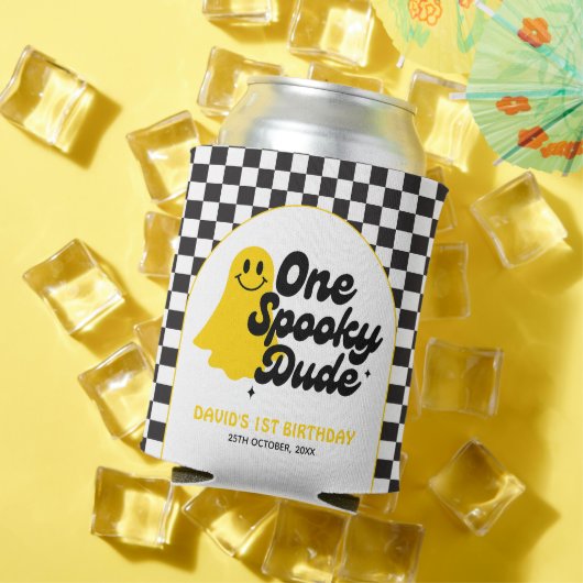 Rafraîchisseur Pour Canette Un Mec Éffrayant Halloween Super Premier anniversa (Été in situ)