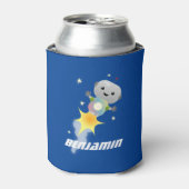 Rafraîchisseur Pour Canette Un mignon robot volant dans l'espace dessin animé (Can devant)