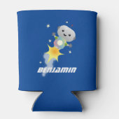 Rafraîchisseur Pour Canette Un mignon robot volant dans l'espace dessin animé (Dos)