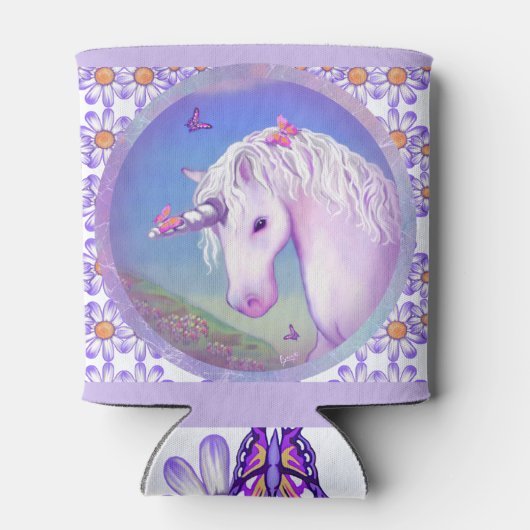 Rafraîchisseur Pour Canette Un paradis violet peut refroidir (Dos)