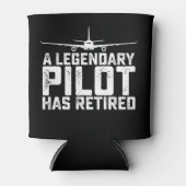 Rafraîchisseur Pour Canette Un Pilote Légendaire A Retraité Un Copilote À La R (Devant)