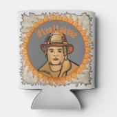 Rafraîchisseur Pour Canette Un pompier peut refroidir (Dos)