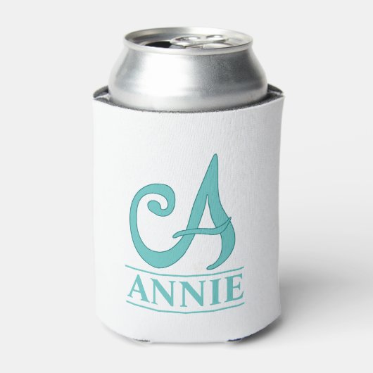Rafraîchisseur Pour Canette Un refroidisseur de canette monogrammé (Can devant)