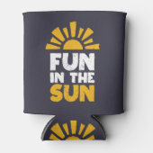 Rafraîchisseur Pour Canette Un signe qui dit plaisir sur le soleil (Devant)