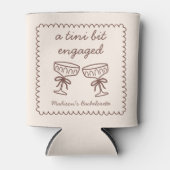 Rafraîchisseur Pour Canette Un Tini Bit Engagé Espresso Martini Bachelorette (Devant)