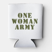 RAFRAÎCHISSEUR  POUR CANETTE UNE ARMÉE FEMME (Devant)